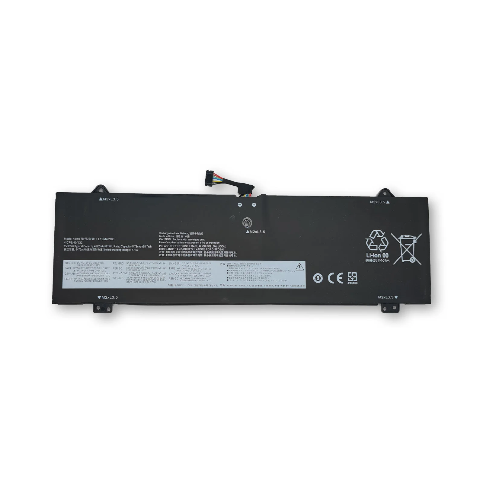 L19M4PDC Laptop Battery for Lenovo Yoga 7-15ITL5 / 7-14ITL5 / 14C – 15.36V 71Wh Replacement