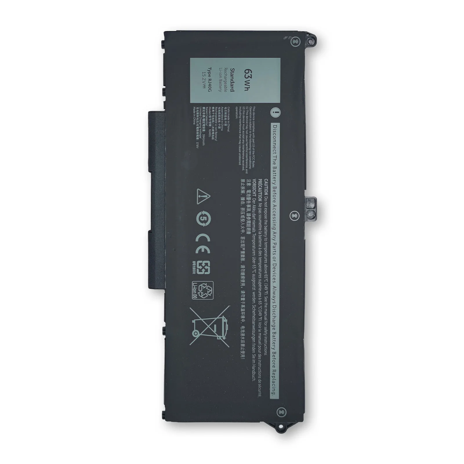 RJ40G 15.2V Lithium Polymer Laptop Battery for Dell Latitude 5420 / Precision 3560