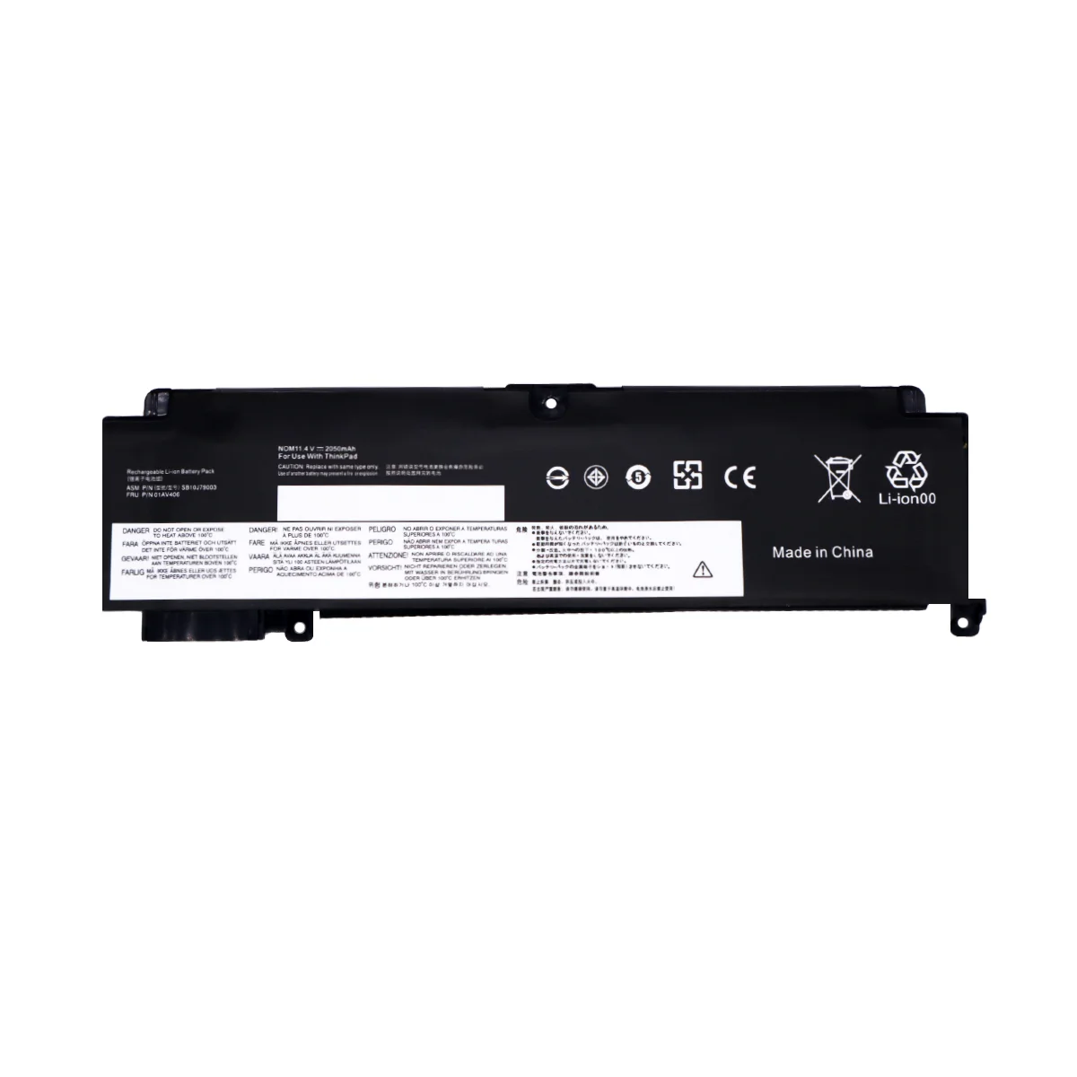 11.4V 01AV406 Laptop Battery 2050mAh Li-ion Polymer for Lenovo ThinkPad T460S T470S Series