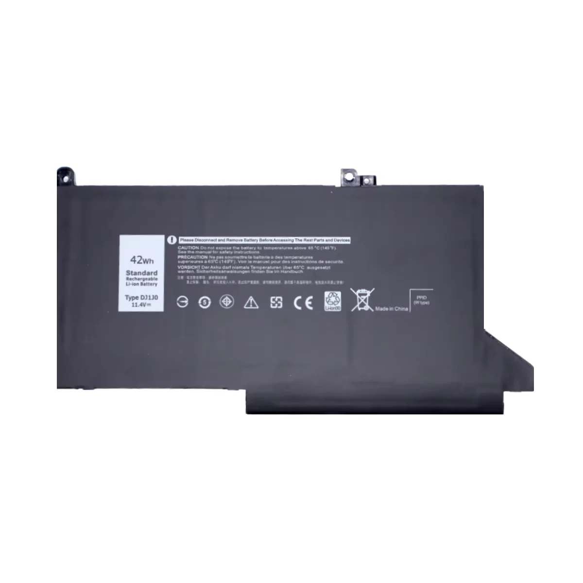 11.4V 42Wh DJ1J0 Polymer Laptop Battery for Dell Latitude E7280 E7380 E7480 – Mackertop Brand product image 5