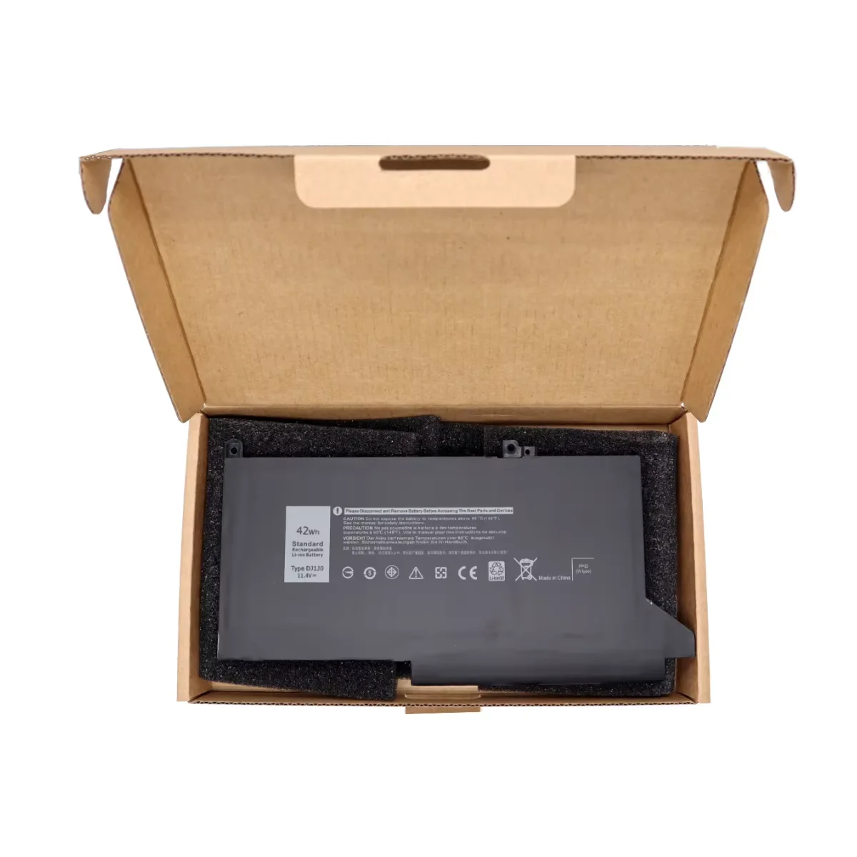 11.4V 42Wh DJ1J0 Polymer Laptop Battery for Dell Latitude E7280 E7380 E7480 – Mackertop Brand product image 6
