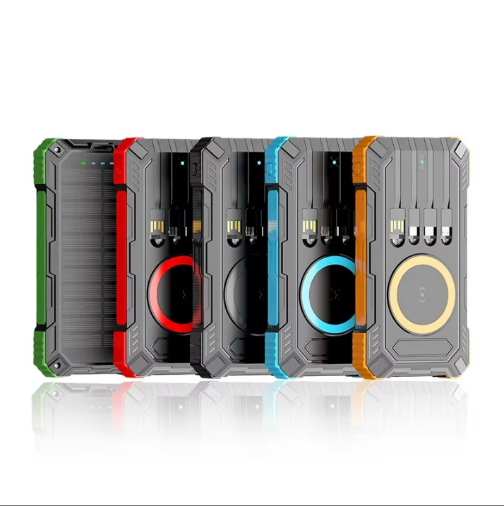 20000mAh Solar Power Bank with Dual USB and Flashlight for Outdoor Use product image 5
