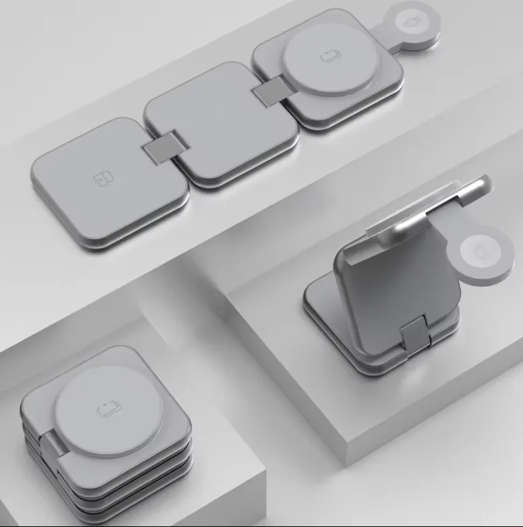 Mackertop S21 3-in-1 Foldable Wireless Charging Station – 10W/15W for Phone, Watch, Earbuds product image 3