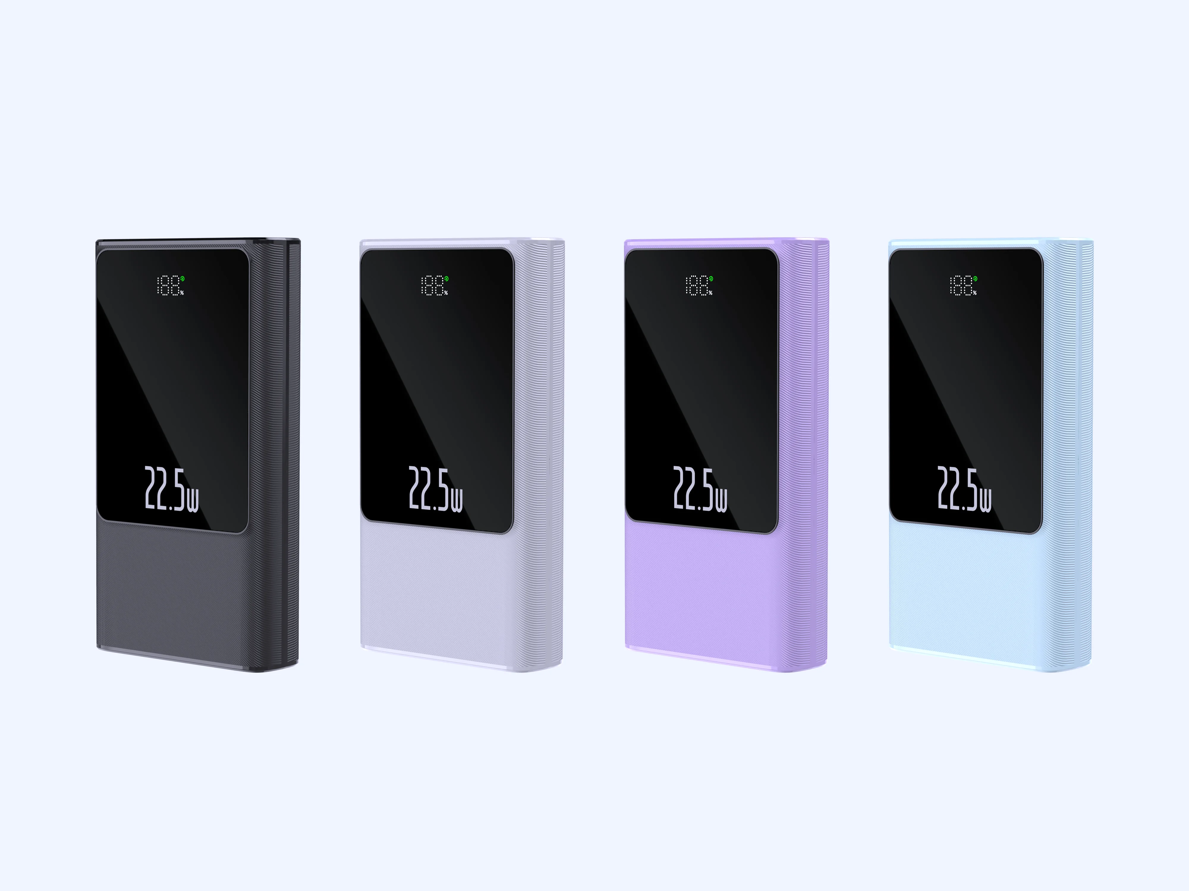 5000mAh/10000mAh LED Display Power Bank 22.5W for Wholesale and OEM product image 2