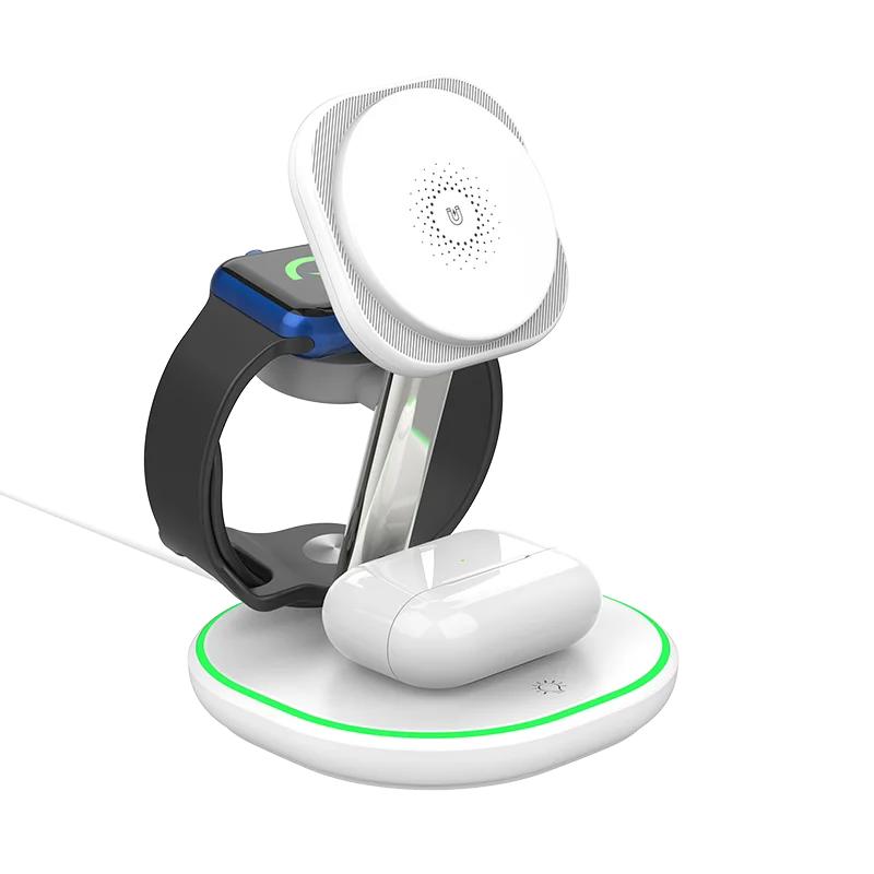Z27 3-in-1 Foldable Wireless Charger – 15W Fast Magnetic Charging for Phone, Watch, Earphones product image 3