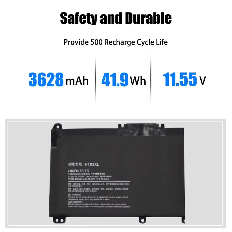 HT03XL 11.55V 41.9Wh Li-ion Laptop Battery for HP 15-CS/15-DA/15-DB/15-DW/15-DY Series product image 5