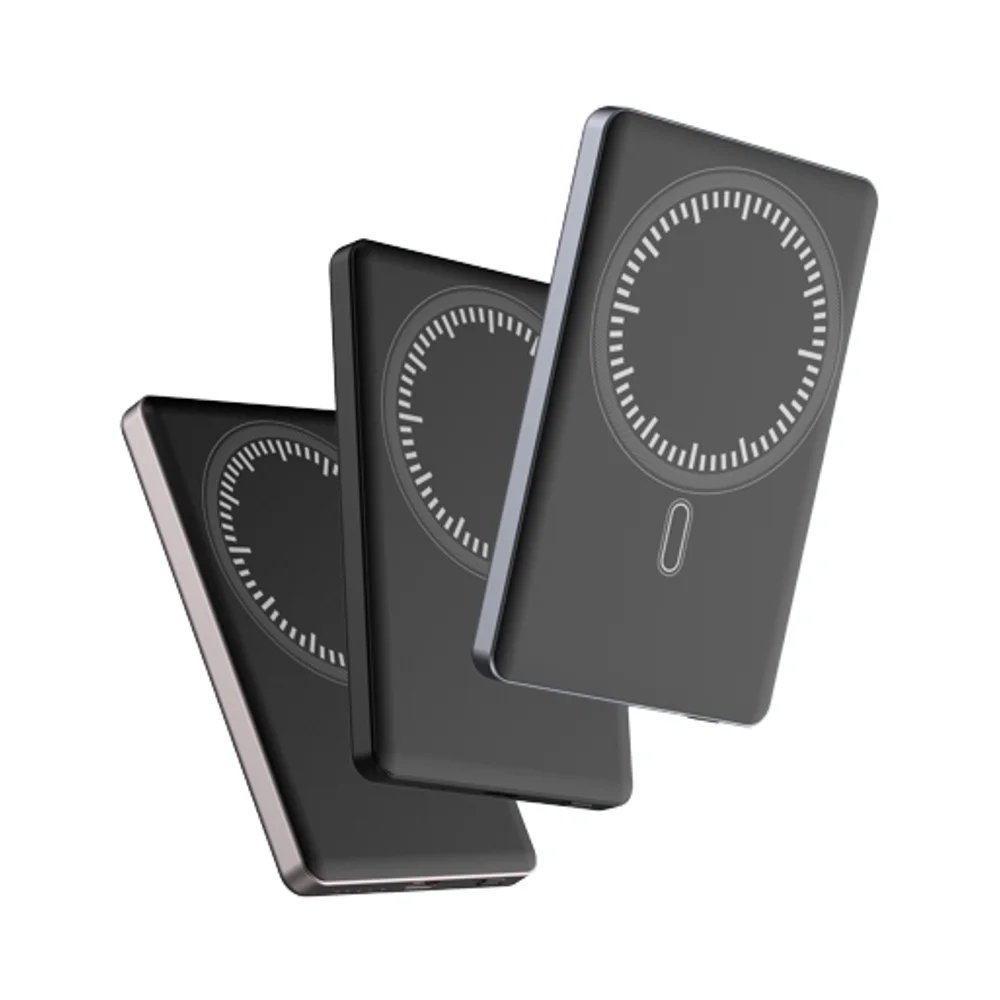 5000mAh Magnetic Wireless Power Bank with Type-C Fast Charging 15W – Aluminum Alloy product image 5