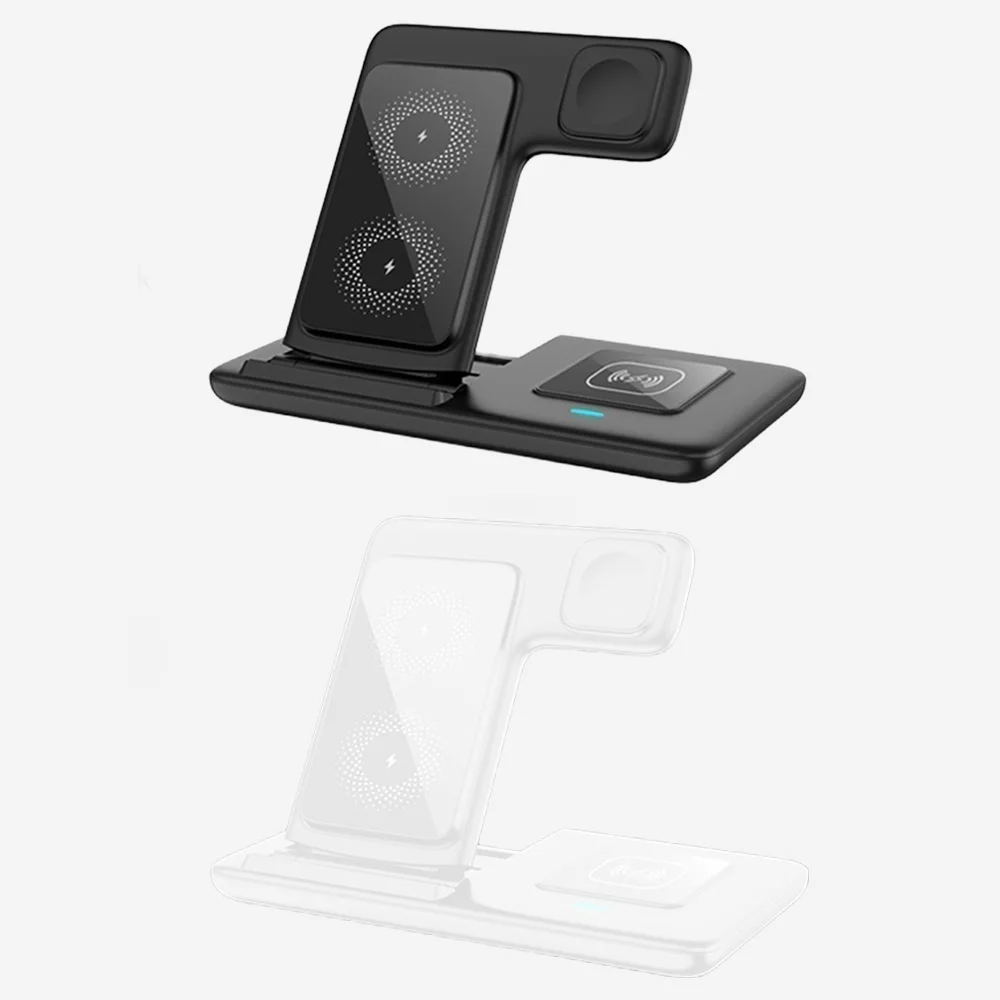 Mackertop SBT-Z11 3-in-1 Foldable Portable Wireless Charger – 15W Magnetic Charging for Phone, Earphones, Smart Watch product image 3