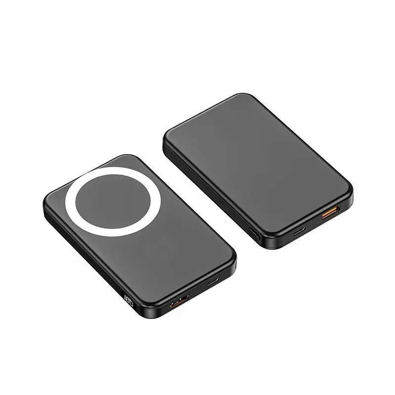 10000mAh Magnetic Power Bank with LED Display, USB-C & Wireless Output for Wholesale product image 2